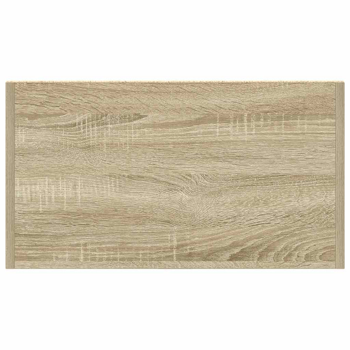 badeværelsesskab 60x33x80 cm konstrueret træ sonoma-eg