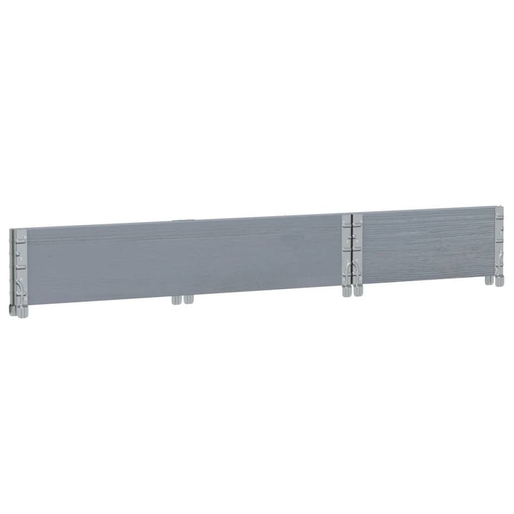 plantekasse 100x50 cm massivt fyrretræ grå