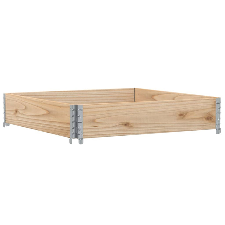 plantekasse 100x100 cm massivt fyrretræ