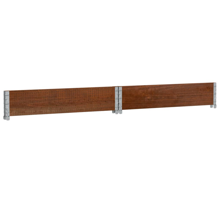 plantekasse 100x100 cm massivt fyrretræ brun