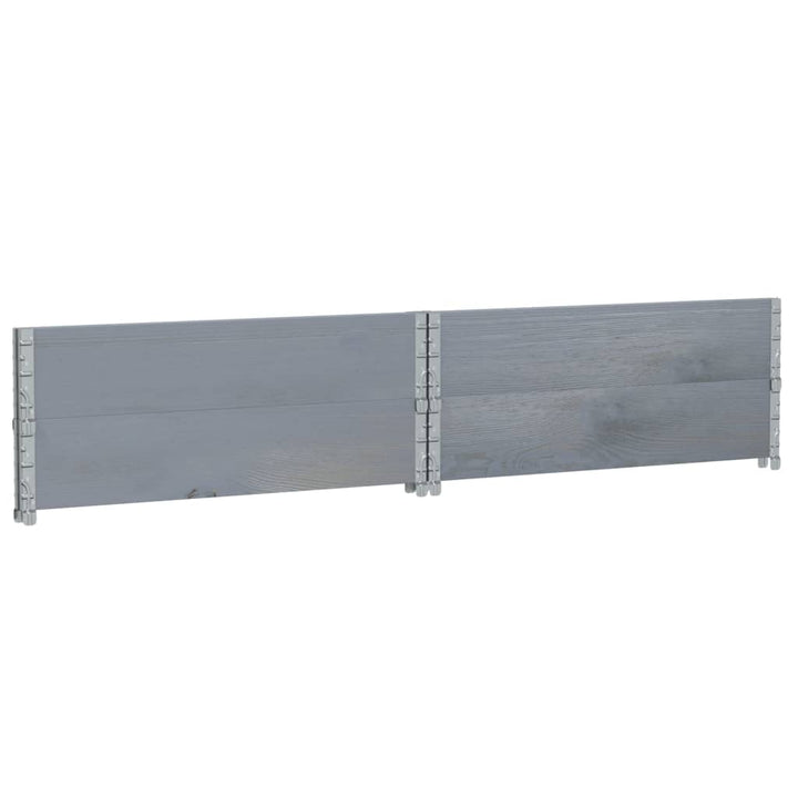 plantekasse 100x100 cm massivt fyrretræ grå
