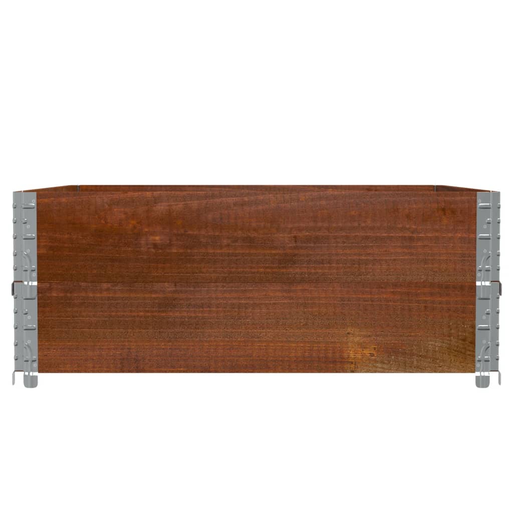 plantekasse 100x100 cm massivt fyrretræ brun