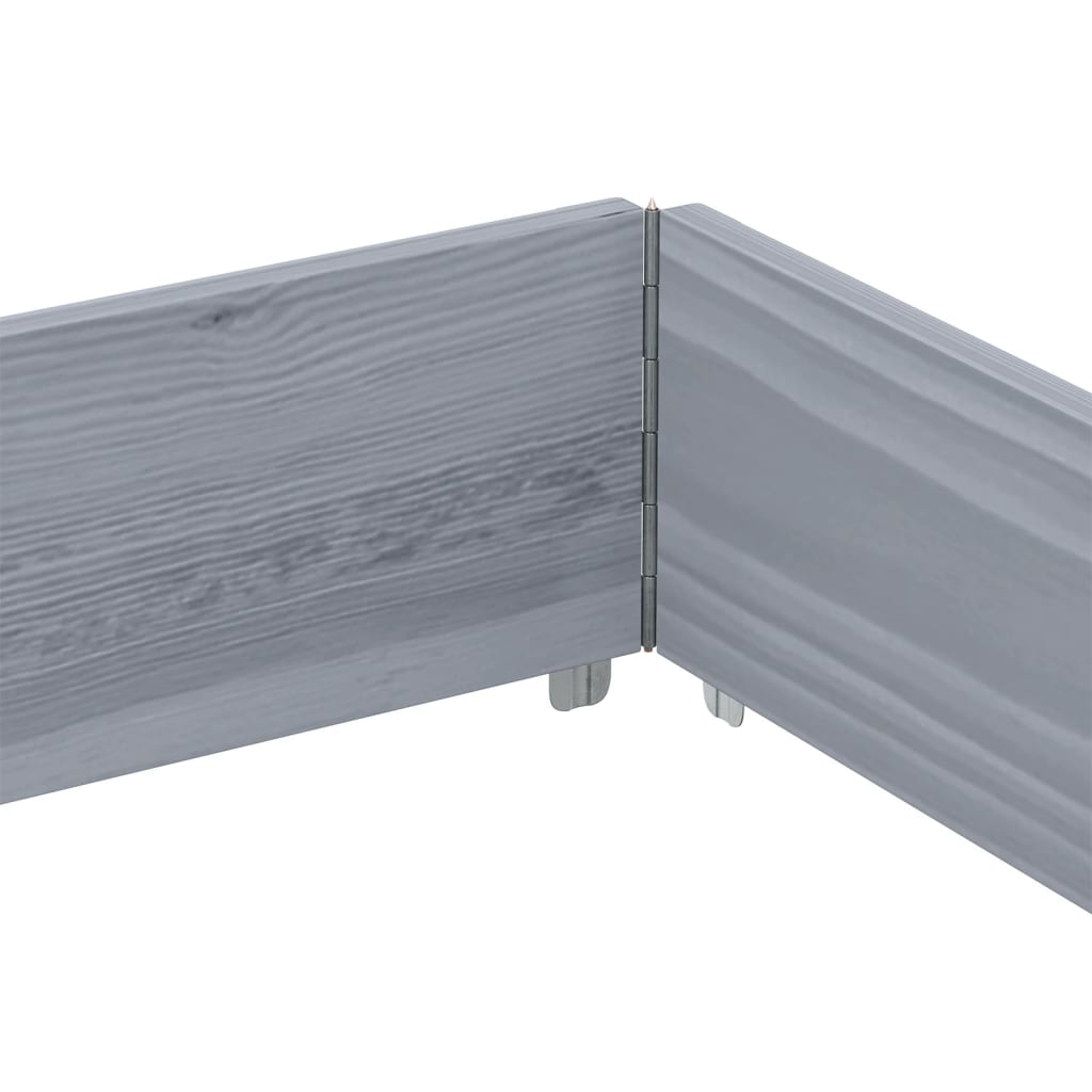 plantekasse 150x100 cm massivt fyrretræ grå