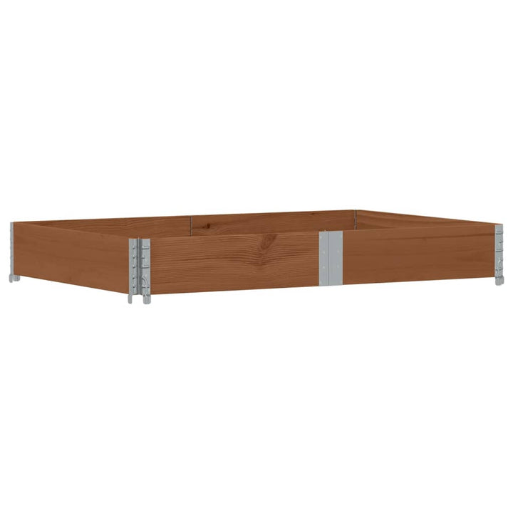 plantekasse 150x100 cm massivt fyrretræ brun