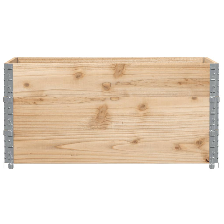 plantekasse 120x80 cm massivt fyrretræ