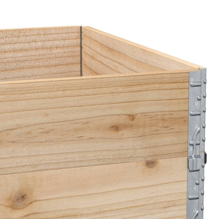 plantekasse 120x80 cm massivt fyrretræ