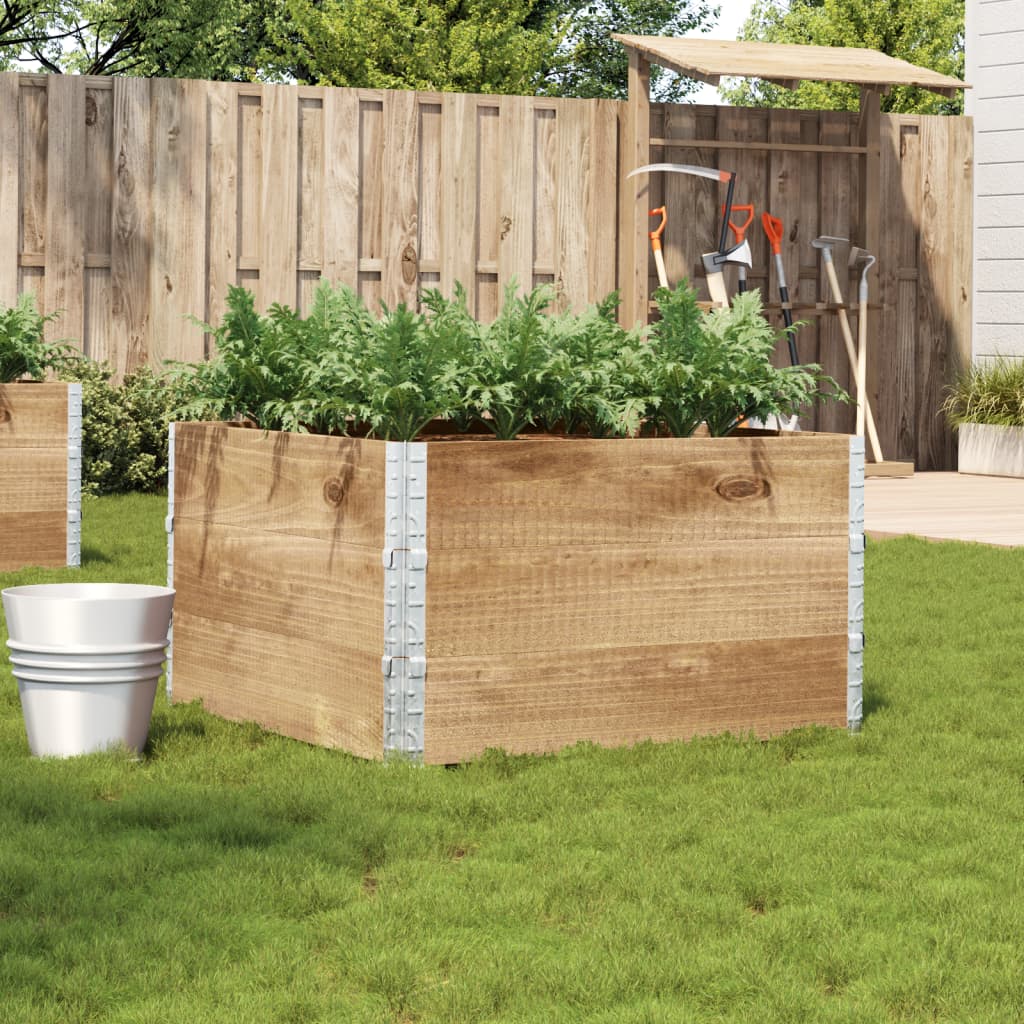 plantekasse 100x100 cm massivt fyrretræ