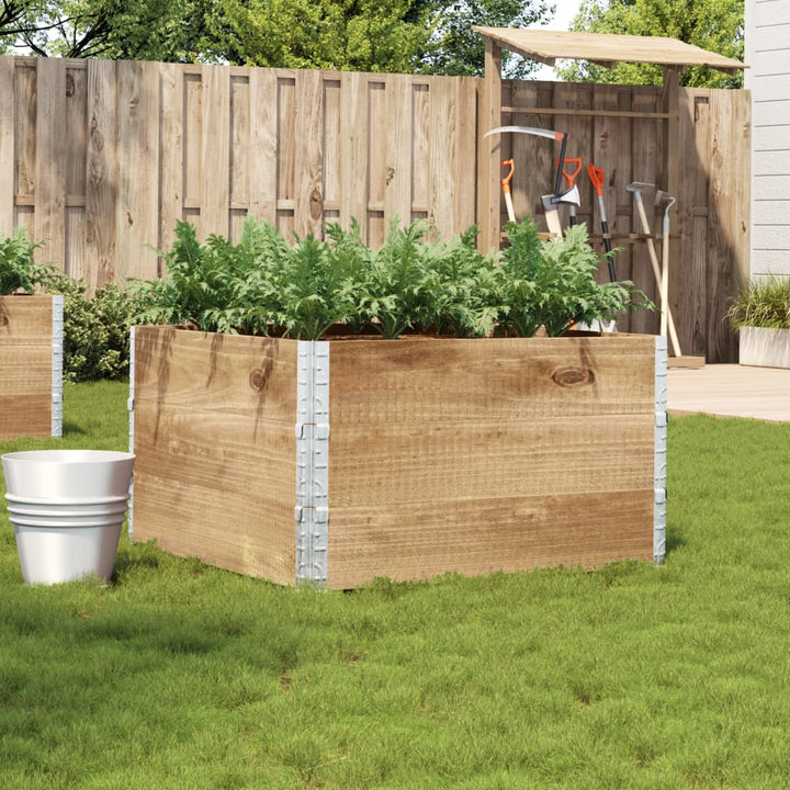 plantekasse 100x100 cm massivt fyrretræ