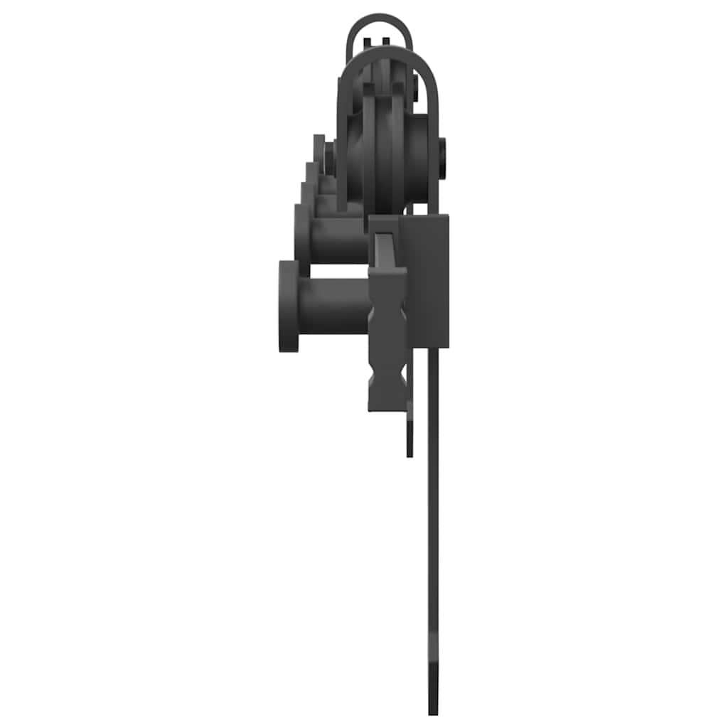 skinnesæt til skydedør 152,5 cm stål sort