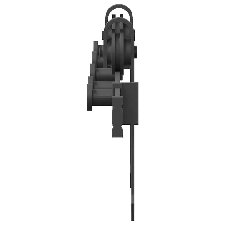 skinnesæt til skydedør 213,5 cm stål sort