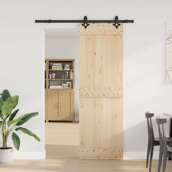 skinnesæt til skydedør 152,5 cm stål sort