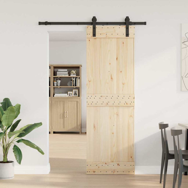 skinnesæt til skydedør 152 cm stål sort