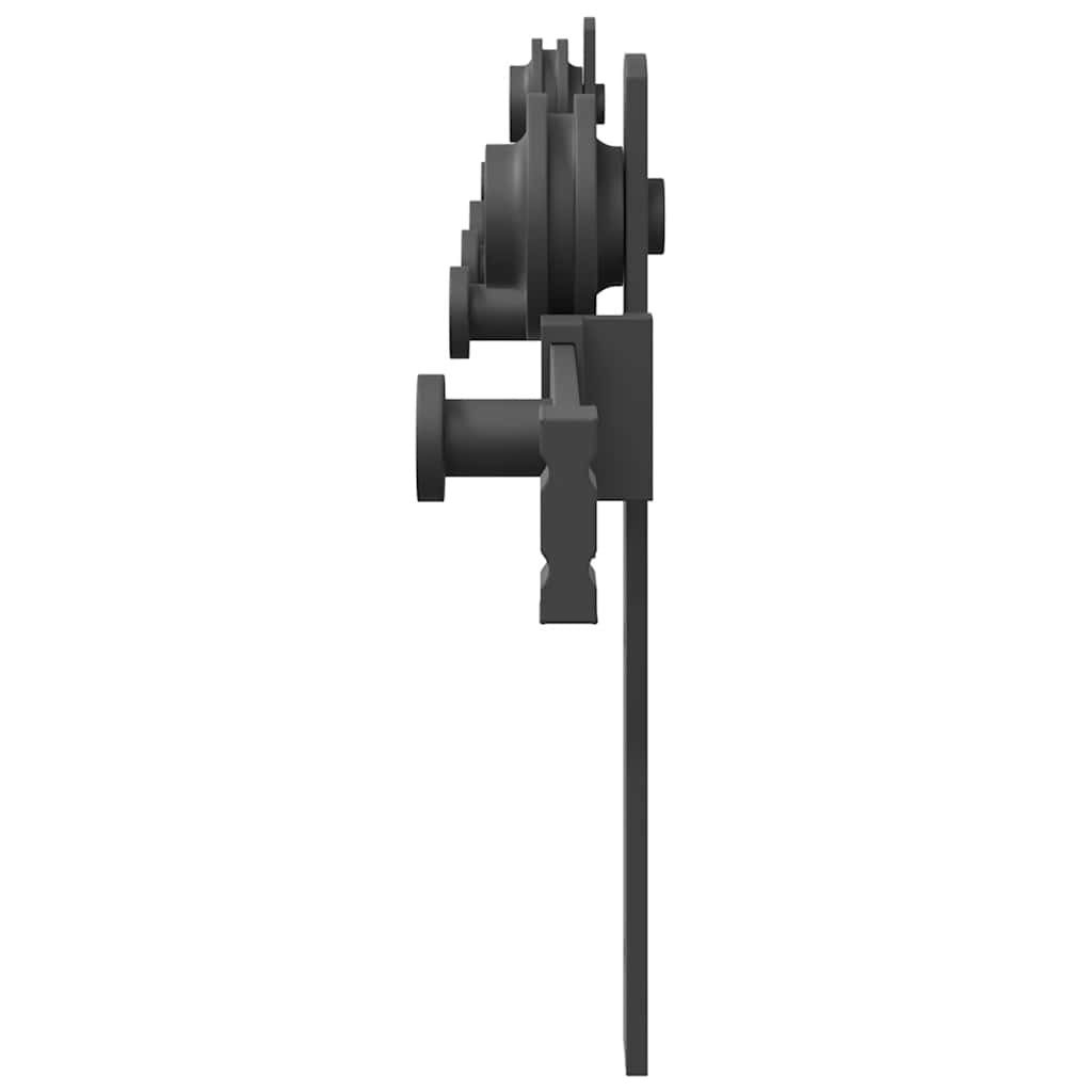 skinnesæt til skydedør 152 cm stål sort