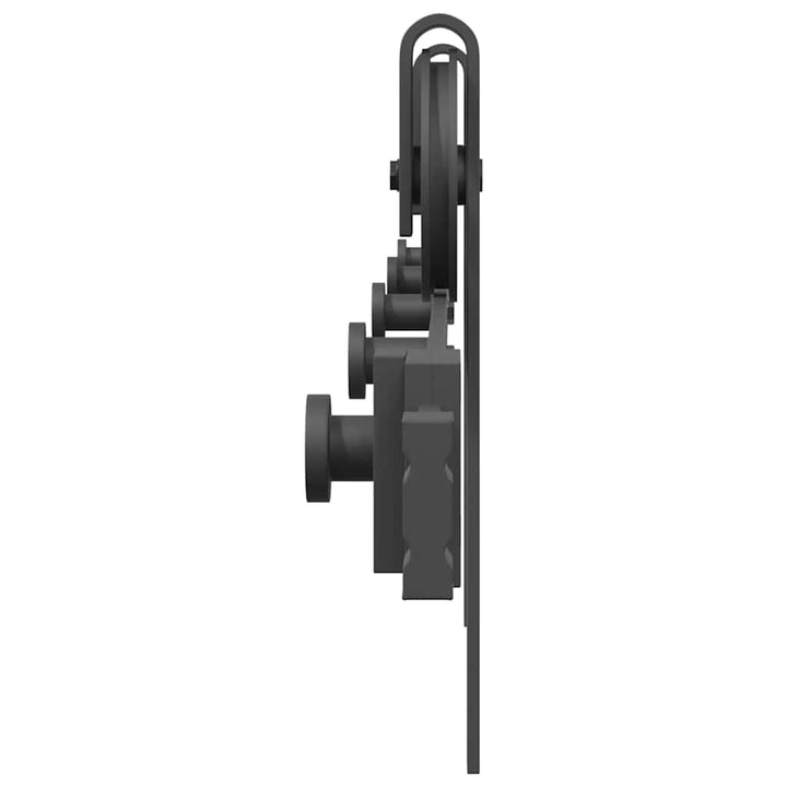 skinnesæt til skydedør 200 cm stål sort