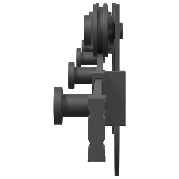 skinnesæt til skydedør 200 cm stål sort