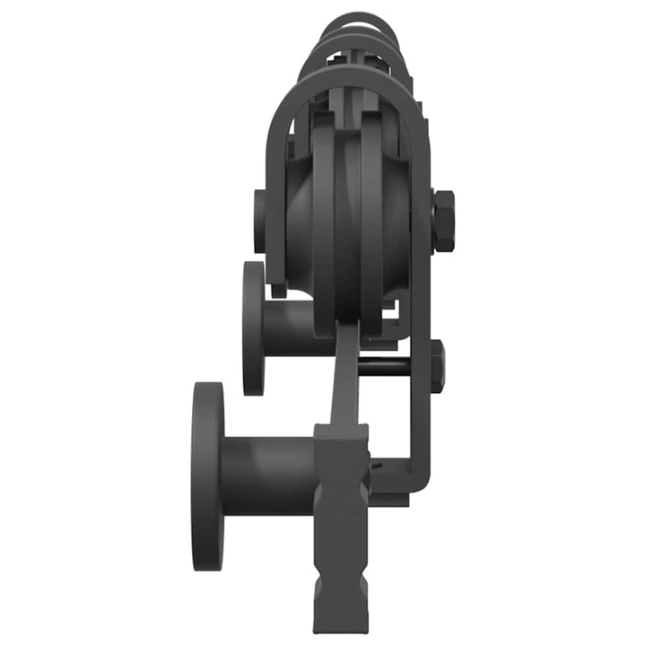 skinnesæt til skydedør 183 cm stål sort