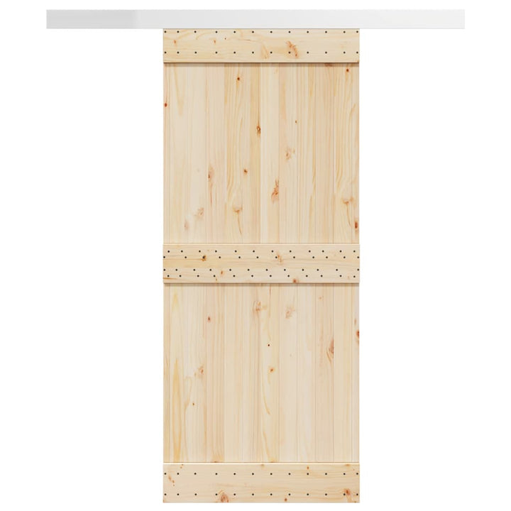 skinnesæt til skydedør 183 cm aluminiumslegering sølvfarvet