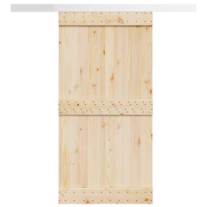 skinnesæt til skydedør 200 cm aluminiumslegering sølvfarvet