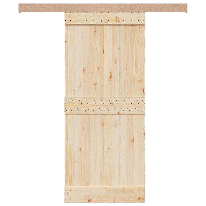 skinnesæt til skydedør 183 cm aluminiumslegering sølvfarvet