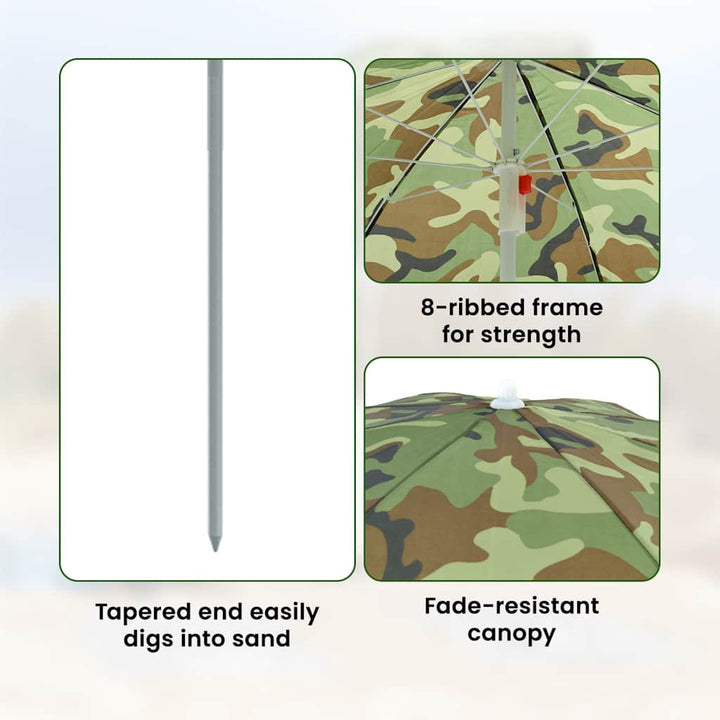 Havesol 263 x 263 x 272 cm 170T polyester Camouflage