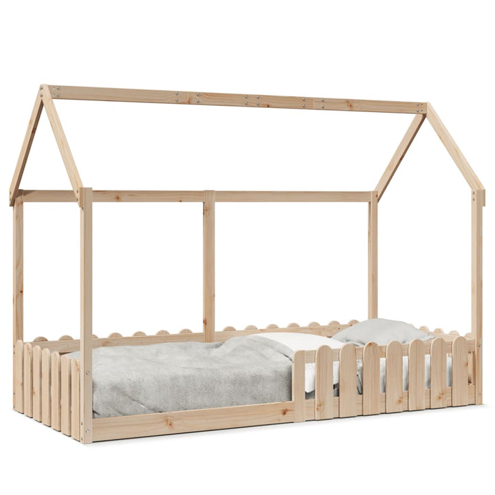 sengeramme til husseng 90x190 cm massivt fyrretræ