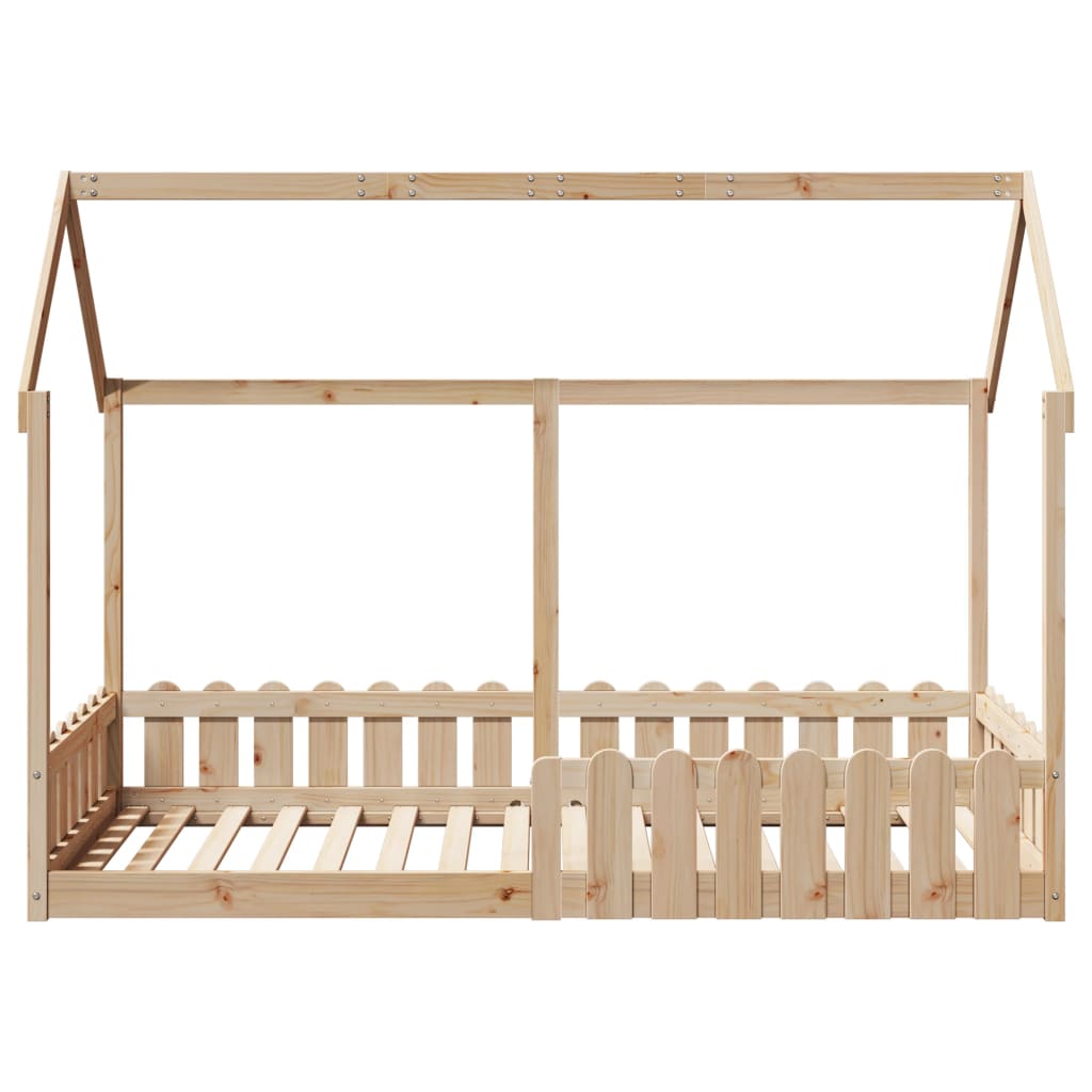 sengeramme til husseng 90x190 cm massivt fyrretræ