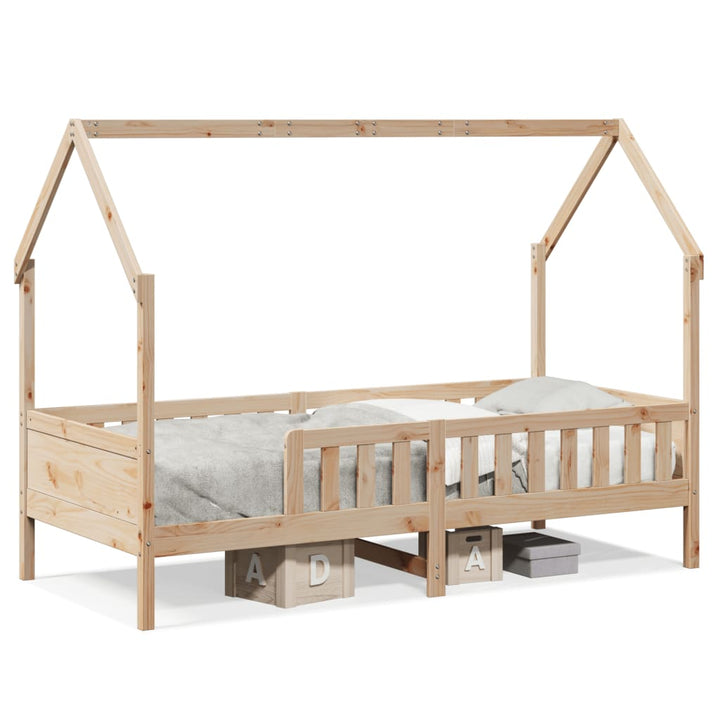 sengeramme til husseng 90x200 cm massivt fyrretræ