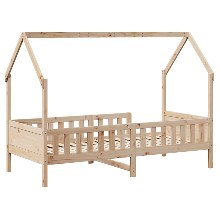 sengeramme til husseng 90x200 cm massivt fyrretræ