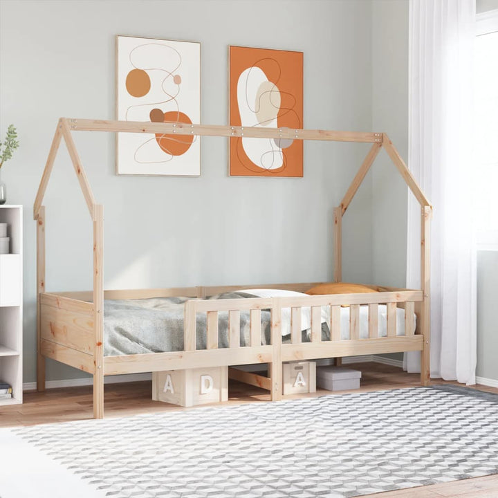 sengeramme til husseng 90x200 cm massivt fyrretræ