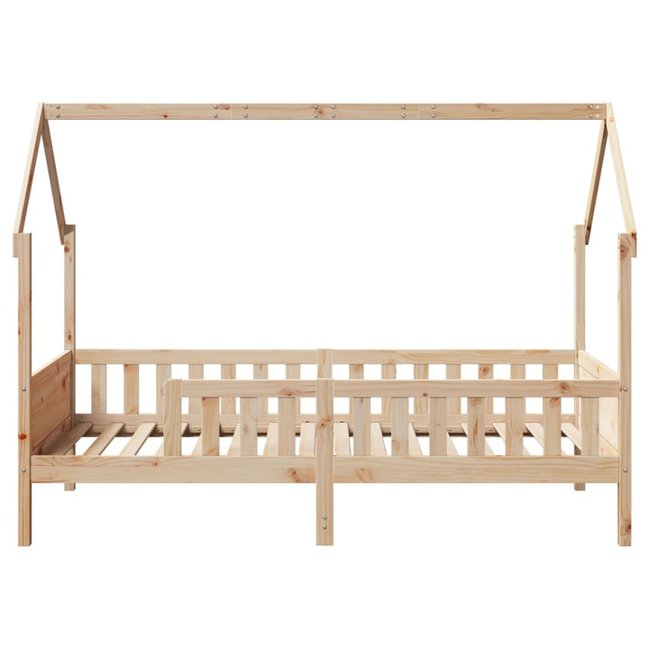 sengeramme til husseng 80x200 cm massivt fyrretræ