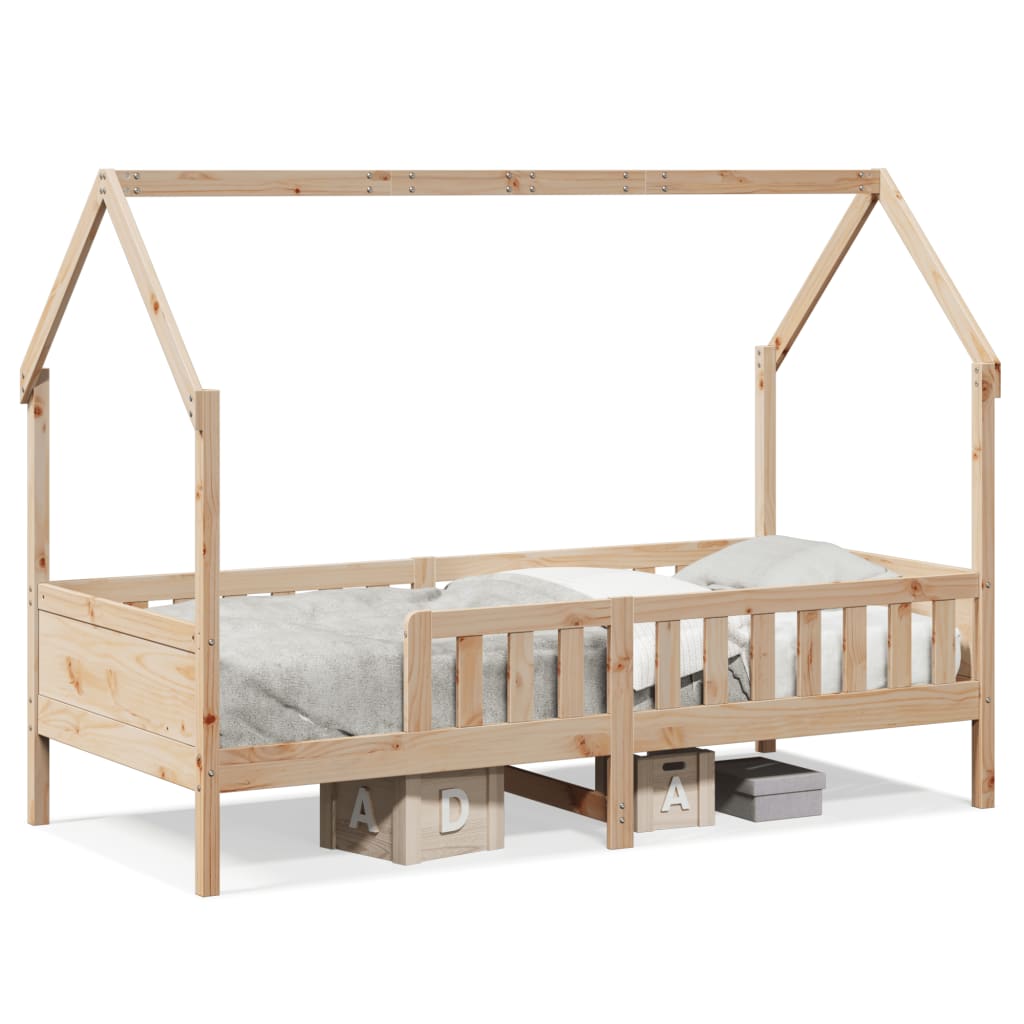 sengeramme til husseng 90x190 cm massivt fyrretræ