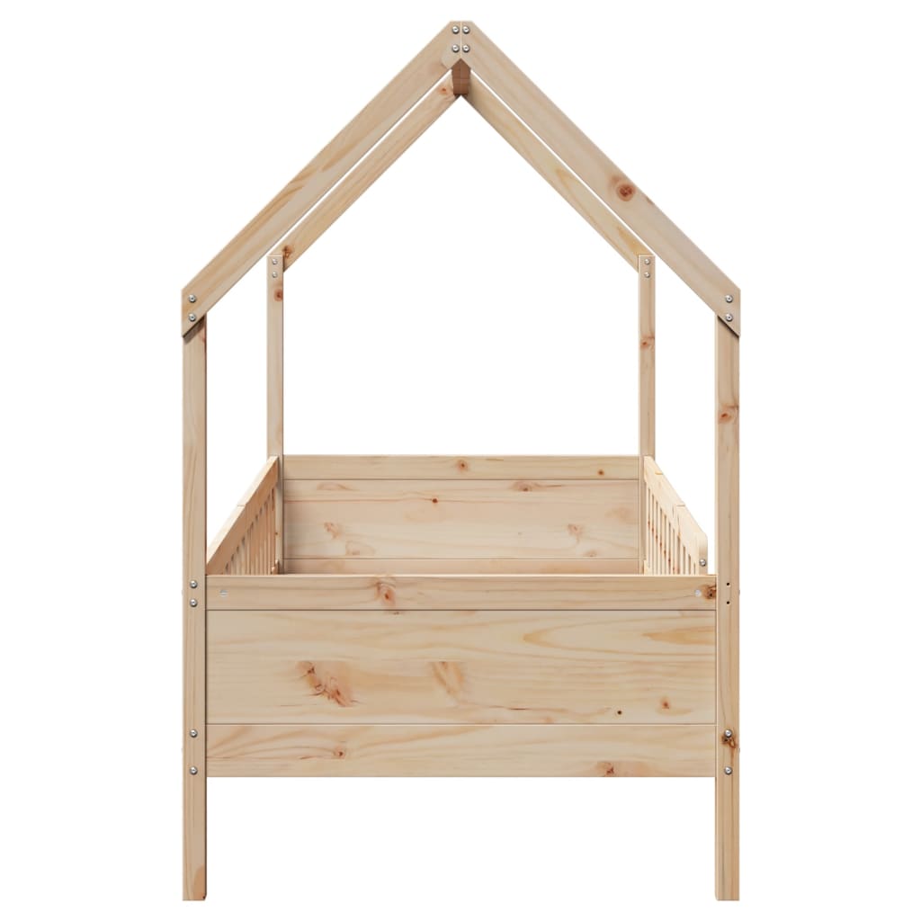 sengeramme til husseng 90x190 cm massivt fyrretræ
