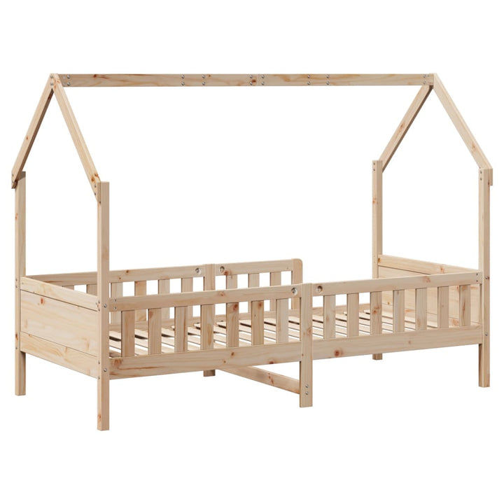 sengeramme til husseng 90x190 cm massivt fyrretræ