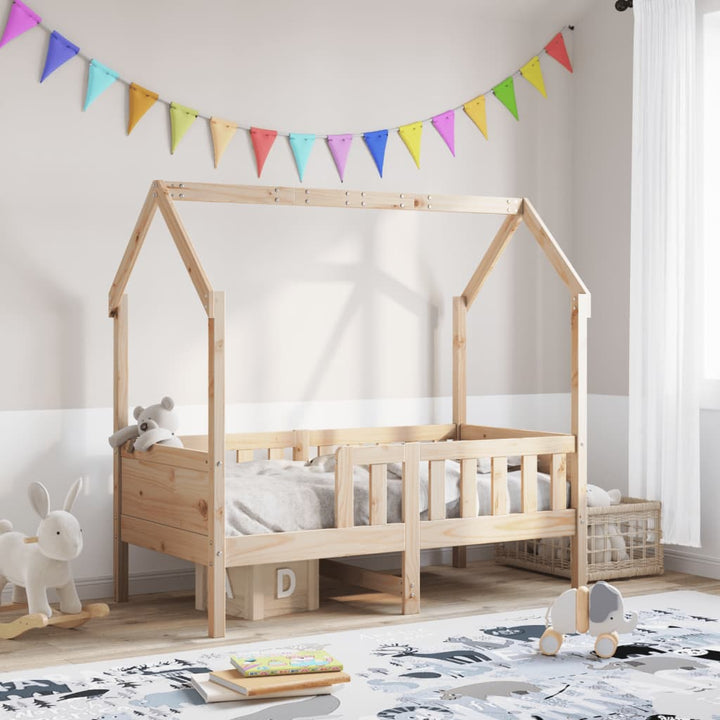sengeramme til husseng 80x160 cm massivt fyrretræ