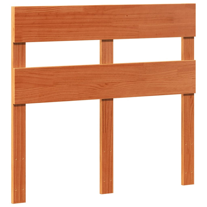 sengeramme uden madras 100x200 cm massivt fyrretræ gyldenbrun