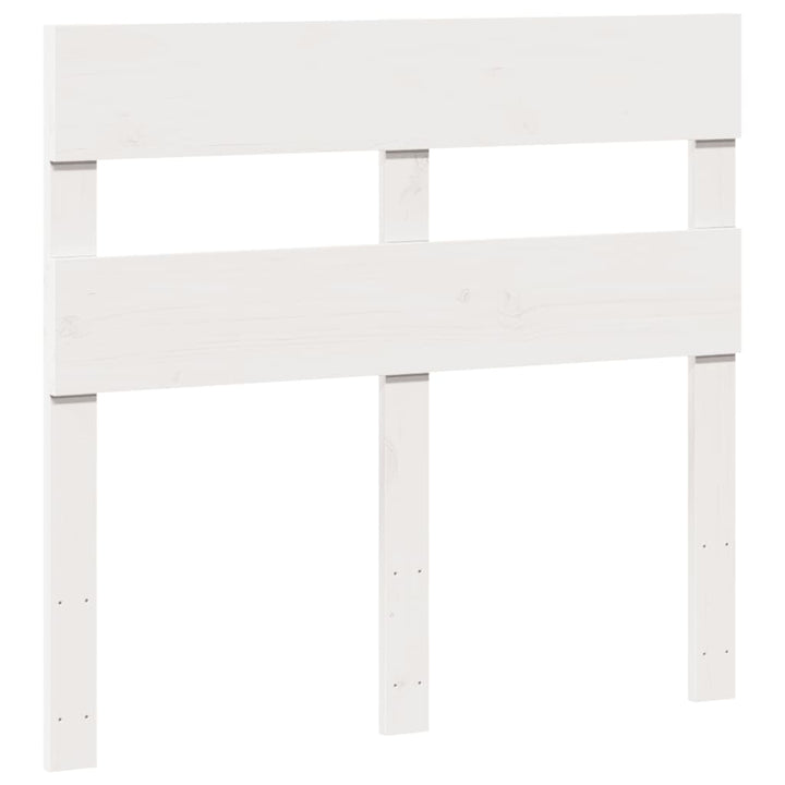sengeramme uden madras 90x190 cm massivt fyrretræ hvid