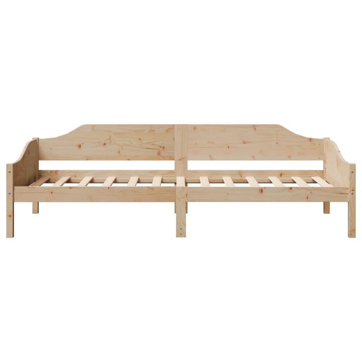 sengeramme uden madras 80x200 cm massivt fyrretræ