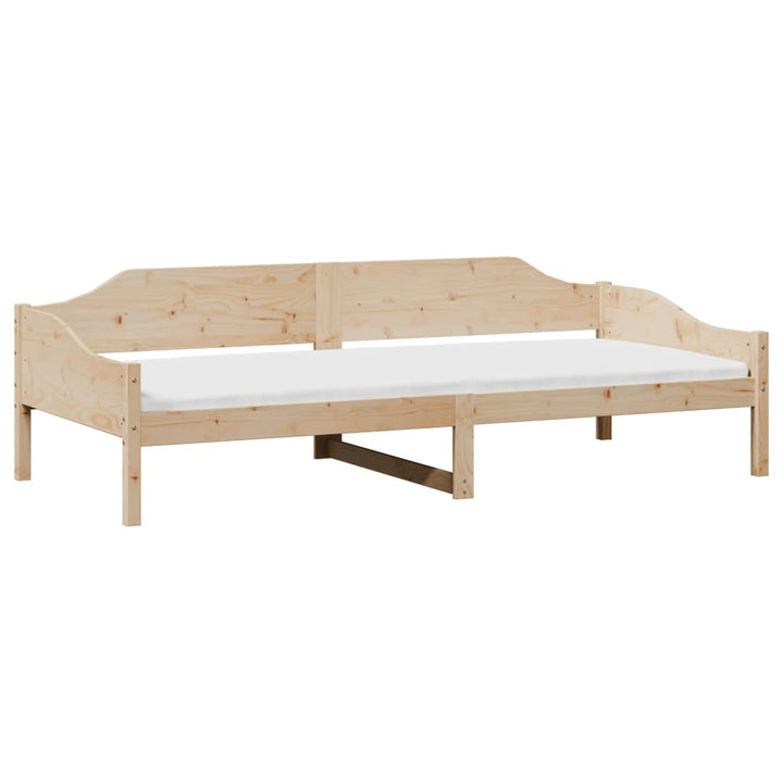 sengeramme uden madras 90x190 cm massivt fyrretræ