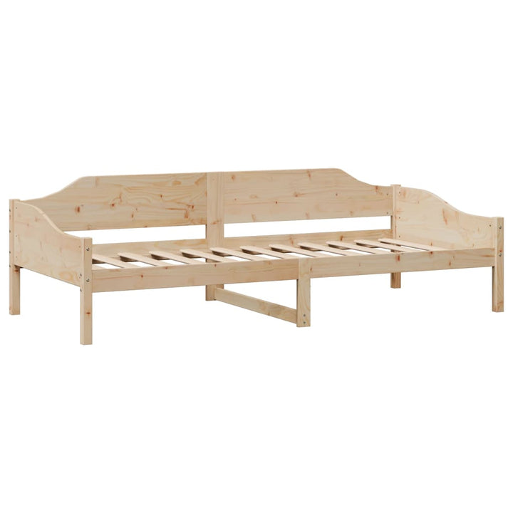 sengeramme uden madras 90x190 cm massivt fyrretræ