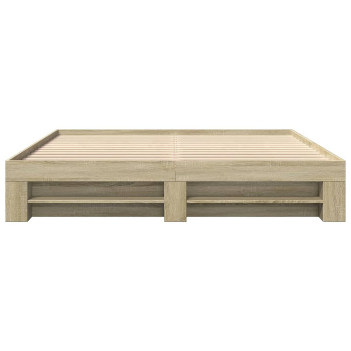 sengestel uden madras 180x200 cm konstrueret træ sonoma-eg