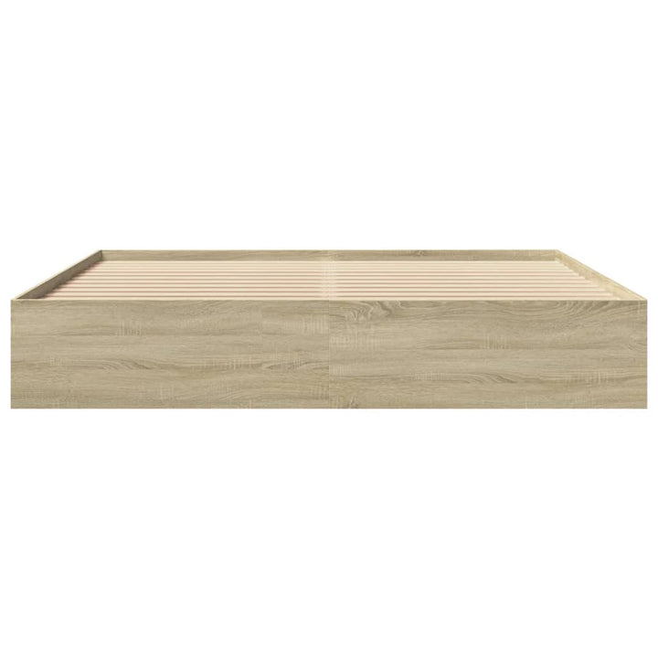 sengestel uden madras 180x200 cm konstrueret træ sonoma-eg