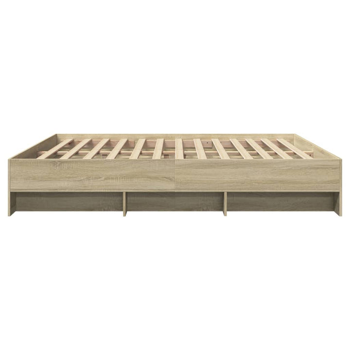 sengestel uden madras 180x200 cm konstrueret træ sonoma-eg