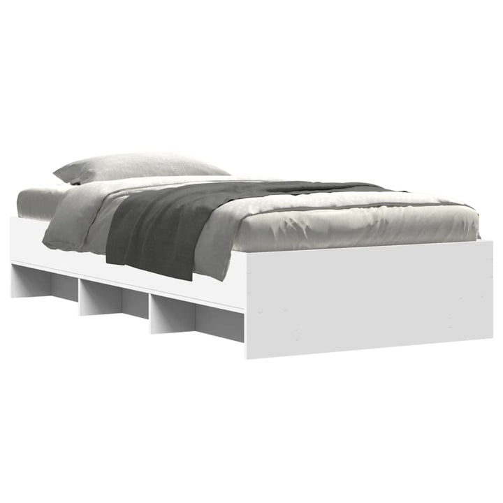 sengeramme 100x200 cm konstrueret træ hvid