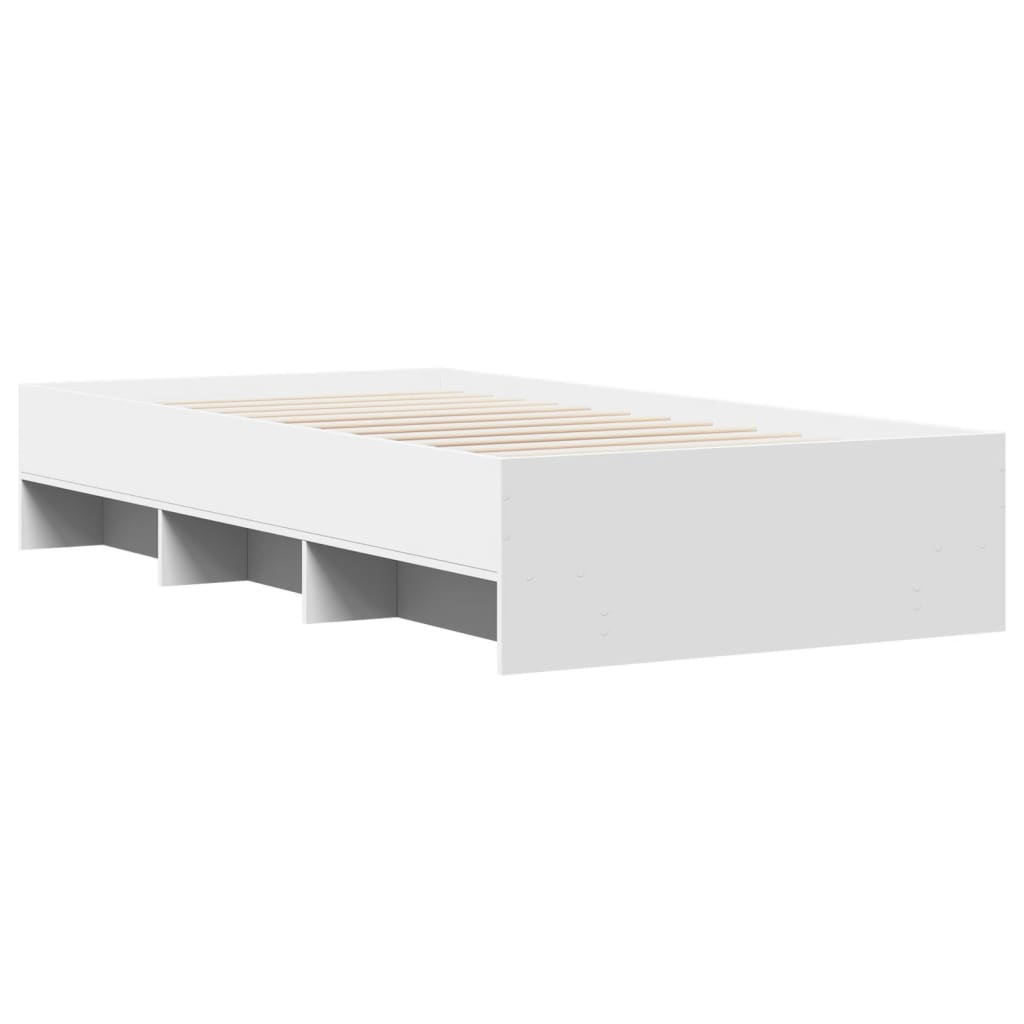 sengeramme 100x200 cm konstrueret træ hvid