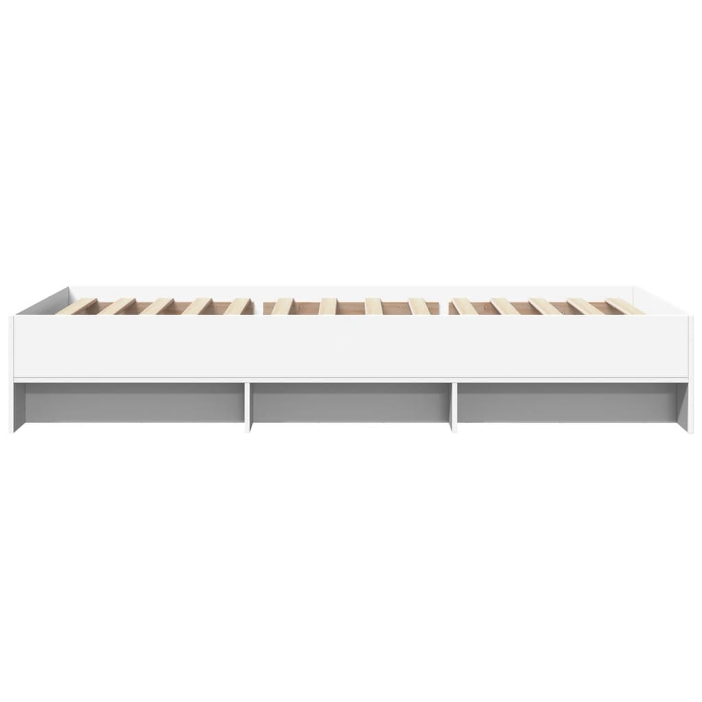 sengeramme 100x200 cm konstrueret træ hvid