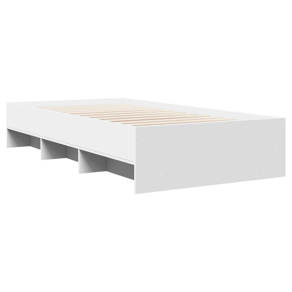 sengeramme 100x200 cm konstrueret træ hvid