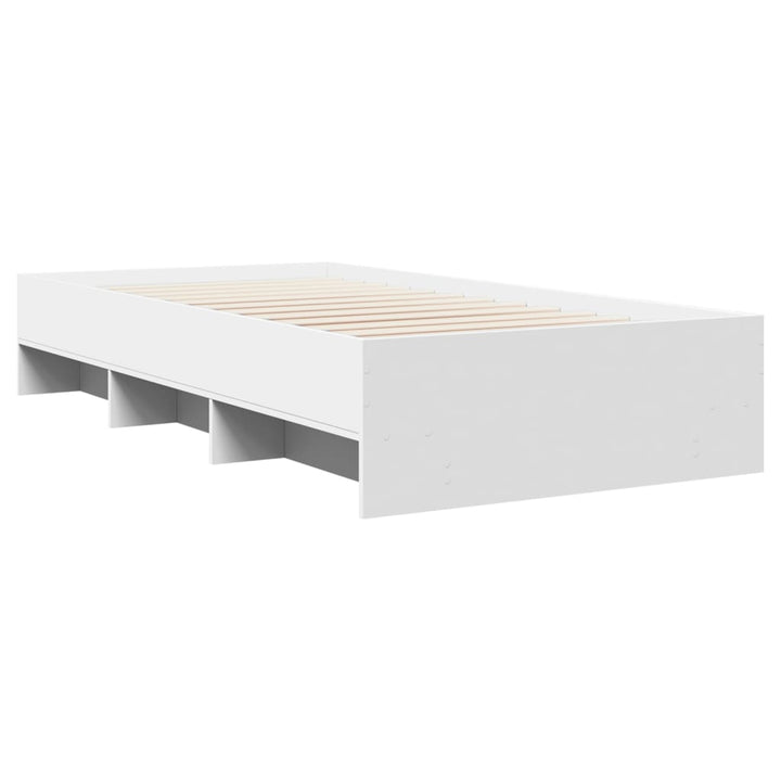 sengeramme 100x200 cm konstrueret træ hvid