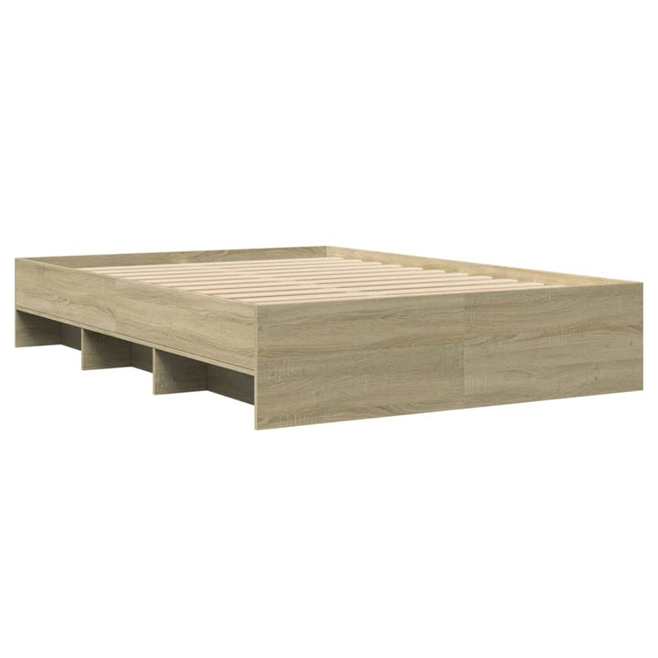 sengeramme 120x190 cm uden madras konstrueret træ sonoma-eg