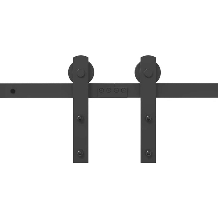 skinnesæt til skydedør 305 cm stål sort