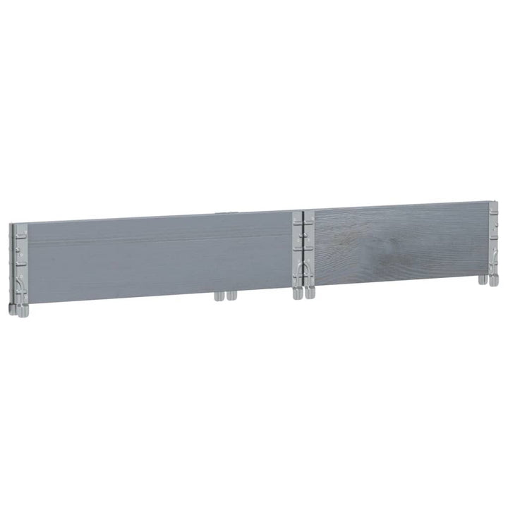 plantekasse 80x60 cm massivt fyrretræ grå
